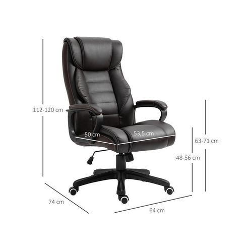 Fauteuil De Bureau Massant Mason Noir