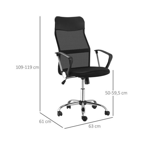 Fauteuil De Bureau Ergonomique Johan Noir