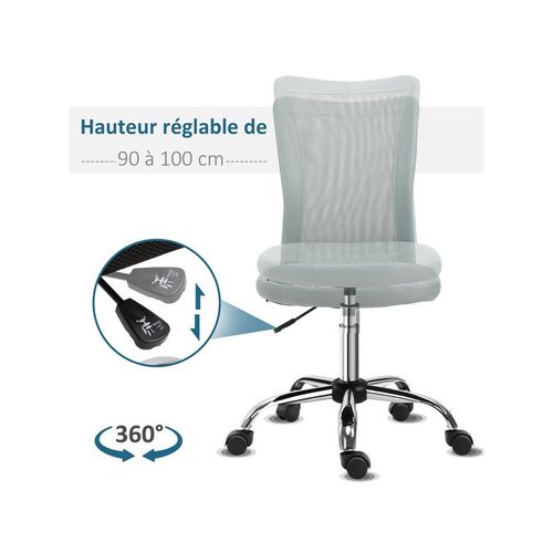 Chaise De Bureau Lamb Grise