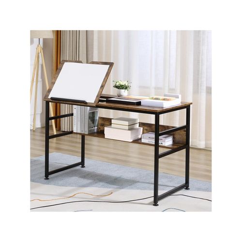 Bureau Pupitre Industriel Terry Brun