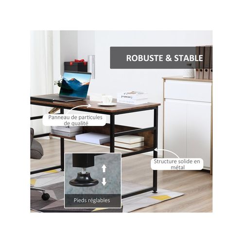 Bureau Pupitre Industriel Terry Brun