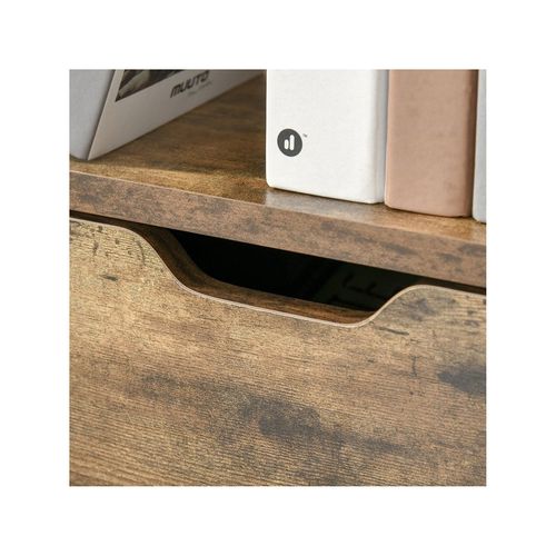 Bibliothèque Étagère Abesses Bois Vieilli