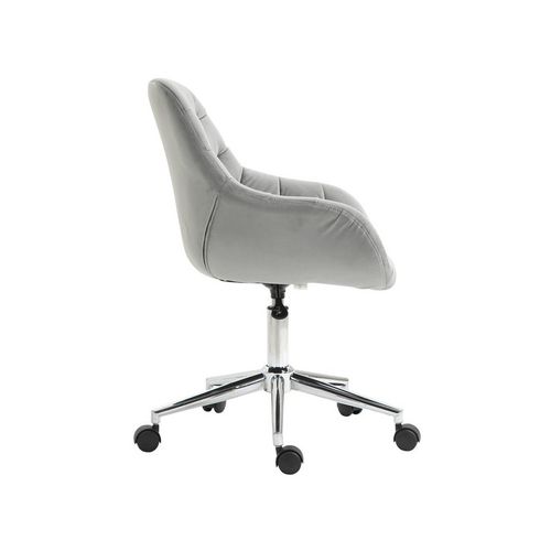 Chaise De Bureau Chesterfield Charline Gris