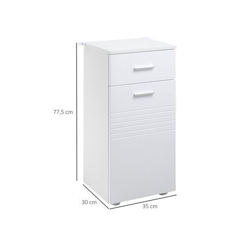 Meuble Salle De Bain Hanna Blanc