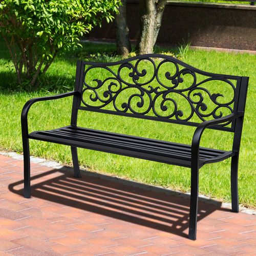 Banc De Jardin Hank Métal Noir