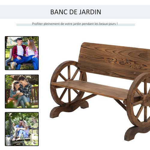 Banc De Jardin 3 Places Charles Sapin