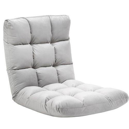 Fauteuil Capitonné Andy Gris