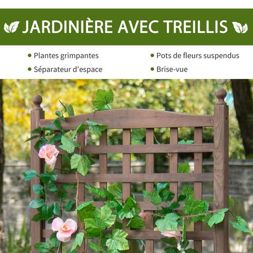 Jardinière Sur Pieds Armelle Bois De Sapin