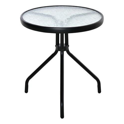 Table Basse Ronde De Jardin Olga Noire