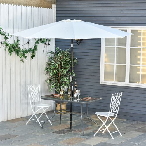 Table De Jardin Rectangulaire Mika Grise