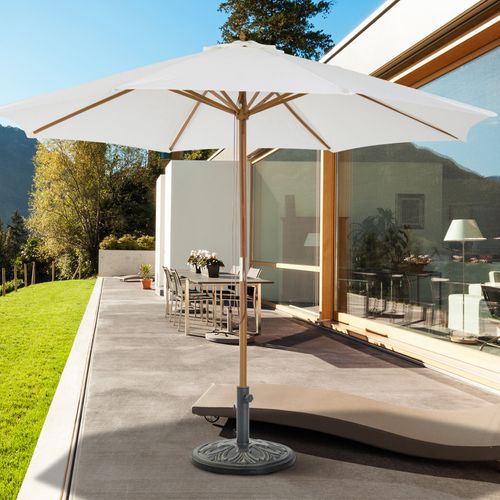 Pied De Parasol Rond Lizzie Noir