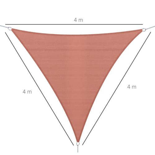 Voile D'ombrage Triangulaire XXL Tyron Rouge