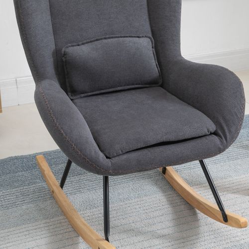Fauteuil à Bascule Morgane Gris