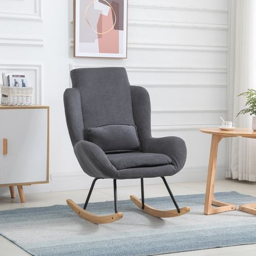 Fauteuil à Bascule Morgane Gris