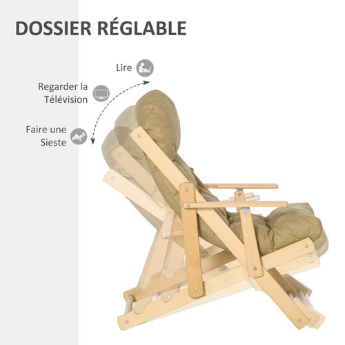 Fauteuil De Jardin Pliable Willy Beige