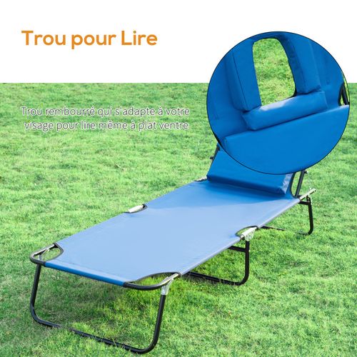 Transat Table De Massage Mounia Bleu