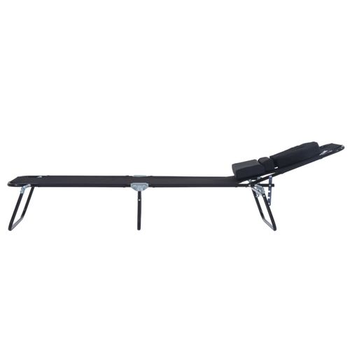 Transat Pliable Inclinable Juan Noir