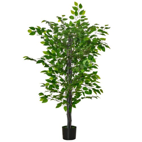 Plante Ficus Artificielle Avec Pot Agnes Verte