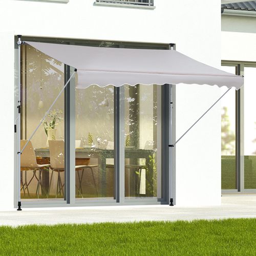 Store Banne Manuel Rétractable Anouk Crème