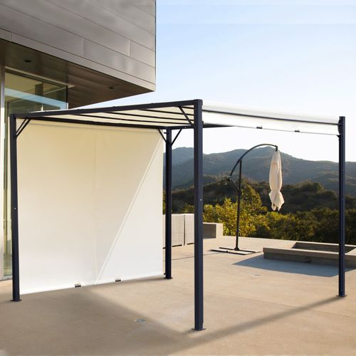Pergola Toit Rétractable Lucrezia Crème