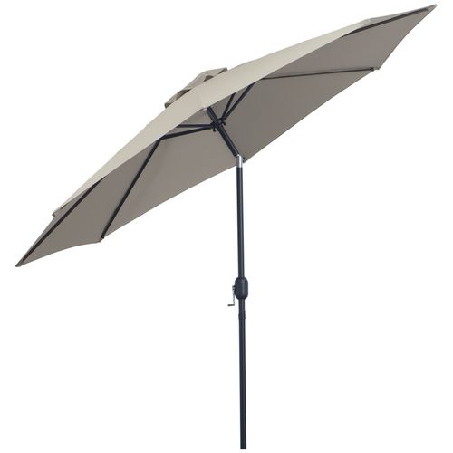 Parasol Octogonal Inclinable 3m Muriel Gris Clair
