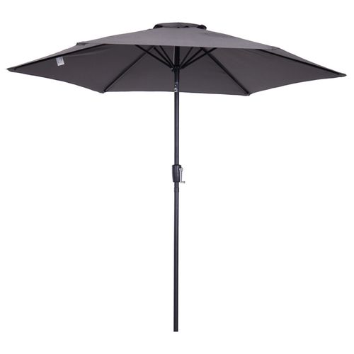 Parasol Design Inclinable Jorge Gris Et Noir