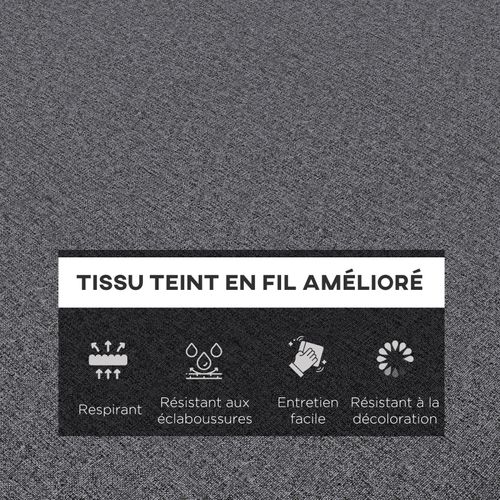 Lot De 2 Matelas Pour Transat Robin Gris