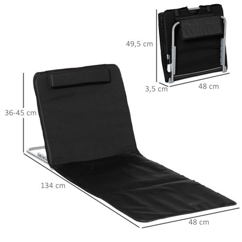 Lot De 2 Tapis De Plage Nate Noir