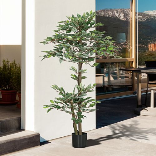 Plante Artificielle Ficus Phil Vert Et Noir