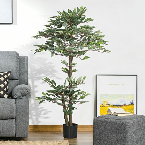 Plante Artificielle Ficus Phil Vert Et Noir