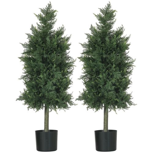Lot De 2 Sapins Artificiels Cedric Vert