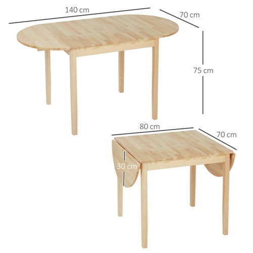 Table Ovale Pliante Jenny Bois De Pin