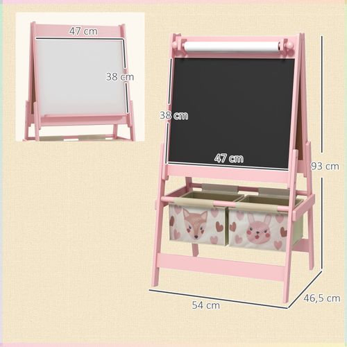 Tableau Chevalet 3 En 1 Lolita Rose