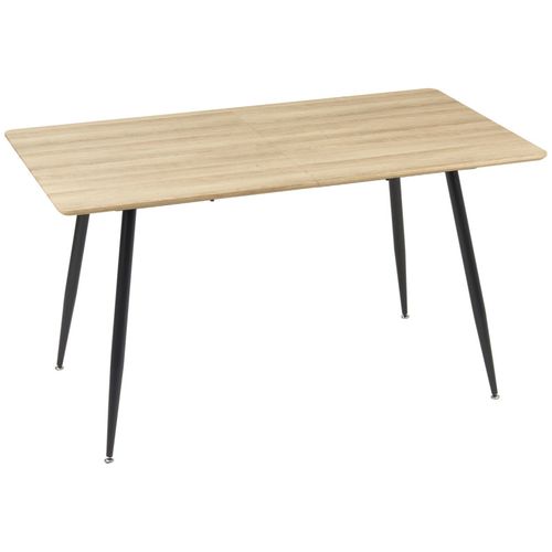 Table Rectangle Sylvie Bois Et Noir