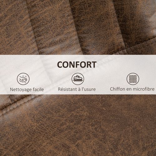 Lot De 2 Tabourets De Bar Prost Marron Et Noir