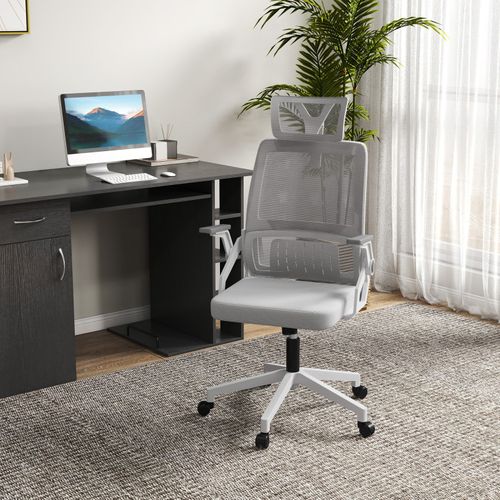 Chaise De Bureau Ergonomique Tess Grise