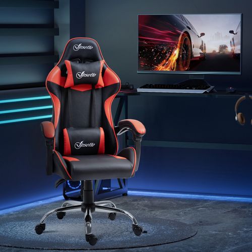 Fauteuil De Bureau Gamer Kayzen Rouge Et Noir