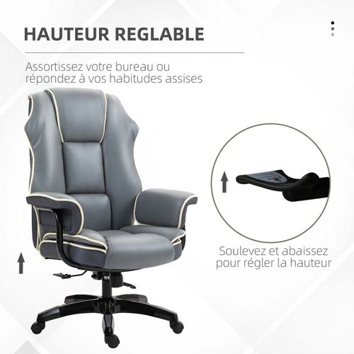 Fauteuil De Bureau Ergonomique Antonio Gris