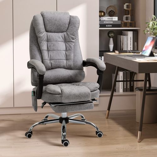 Fauteuil De Bureau Chauffant Massant Enyo Gris