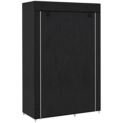 Armoire Penderie Multi-rangement Doria Noire