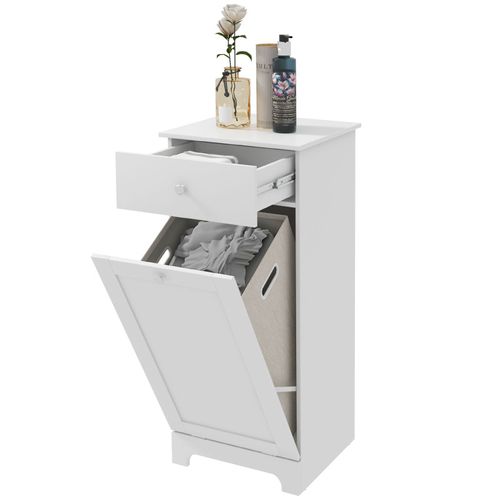 Meuble Panier à Linge Betsy Blanc