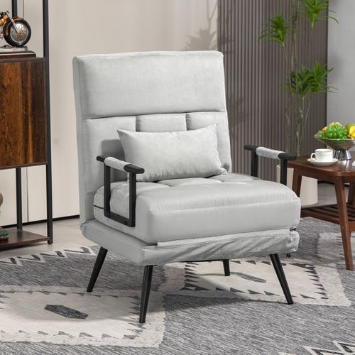 Fauteuil Convertible Spencer Gris Clair