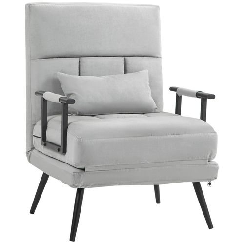 Fauteuil Convertible Spencer Gris Clair