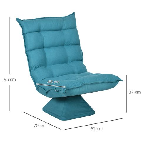 Fauteuil Lounge Design Michael Turquoise