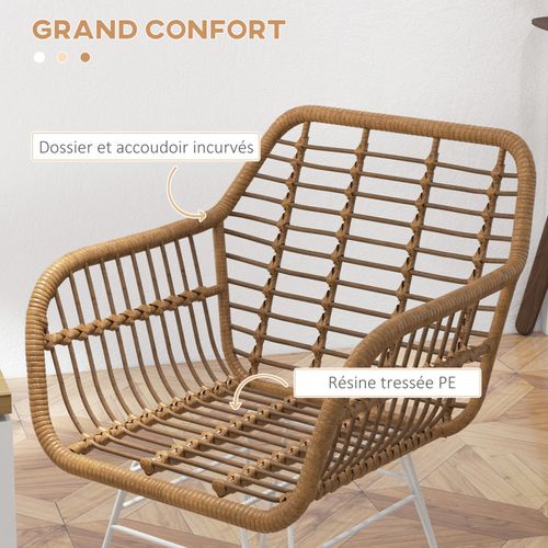 Lot De 2 Chaises Design Willy Gris Foncé Et Noir