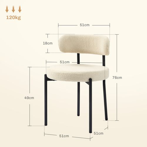 Lot De 2 Chaises Design Alexia Beige Et Noir