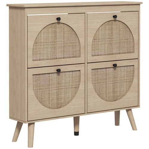 Meuble à Chaussures Panama Aspect Chêne Clair