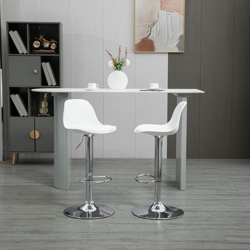 Lot De 2 Tabourets De Bar Appolon Blancs
