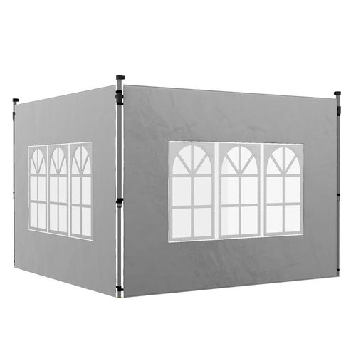 Lot De 2 Parois Latérales Pylas Gris