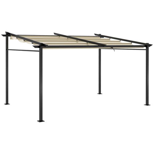 Pergola Rétractable 3,97 X 2,95 Cm Angela Beige